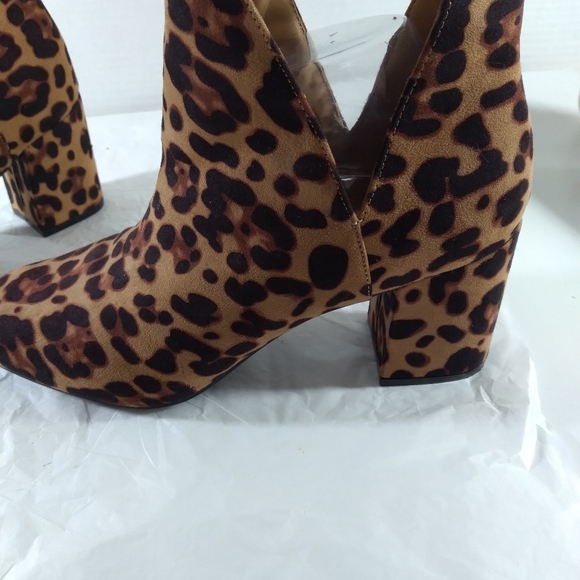 Unbranded leopard print Ankle boots Sz 9 Boho Festival Classic Western Animal Pr - Picture 13 of 14